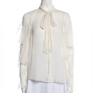 New Unworn Chloe Silk Sheet Blouse with tags size S/36